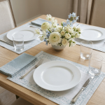 Moon Mist Placemat & Napkin Set