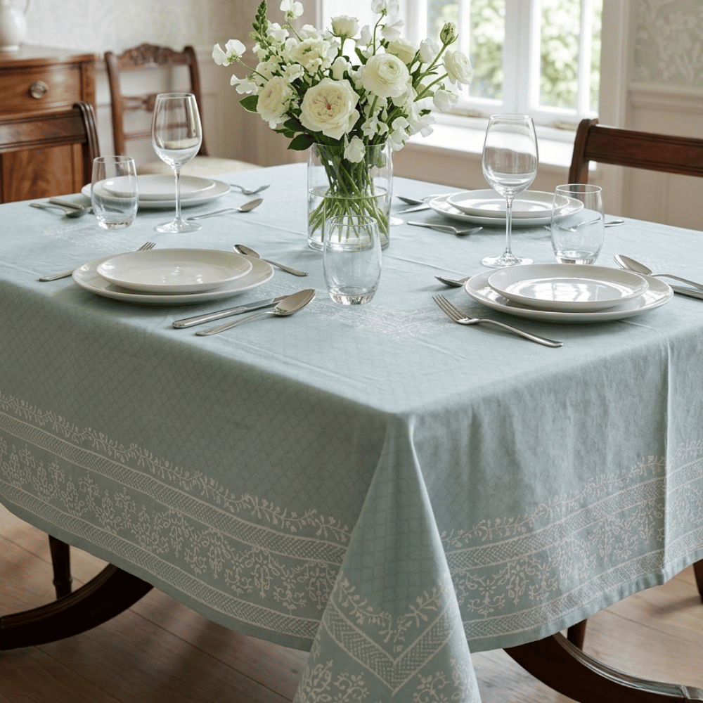 Untitled design (37) Moon Mist Floral Tablecloth - Image 1